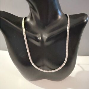 Sterling Silver 925 Herringbone Chain 925 9.4 Grams